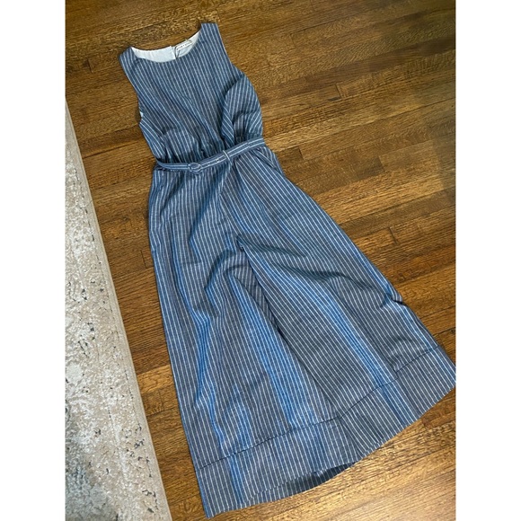 ALICE + OLIVIA Belted striped cutout jumpsuit - Picture 3 of 6